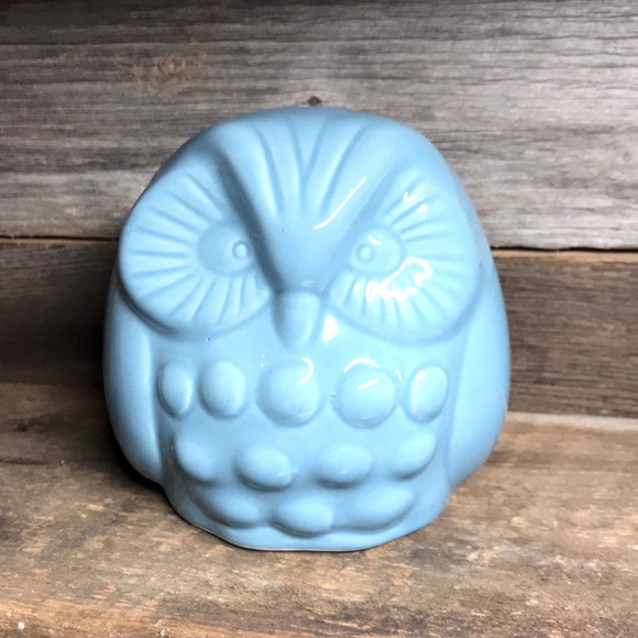 Ceramic owl piggybank - Picture 1 of 7